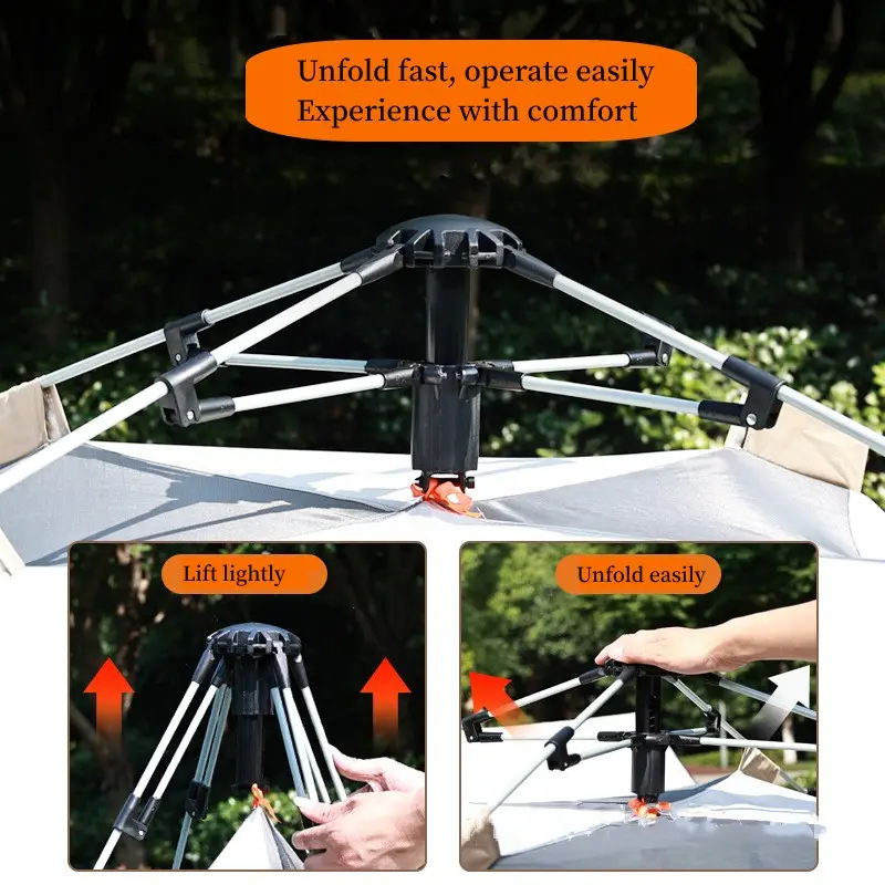 Hot Sale Outdoor Camping Automatic Opening Instant Setup Fast Open Family Tent