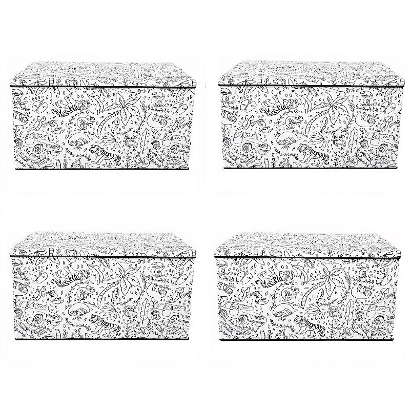 Saddle River Under the Sea Large Storage Trunk 4-pk.