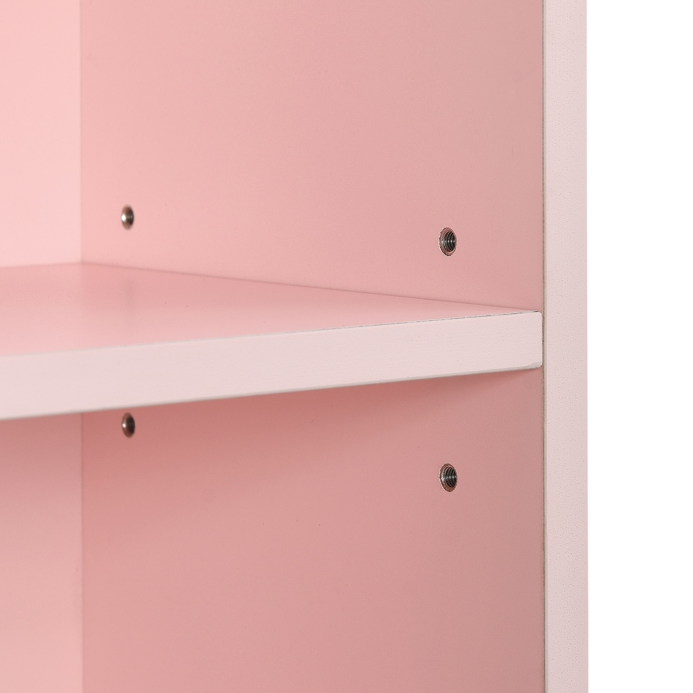 Bookcase Cabinet with Adjustable Shelves