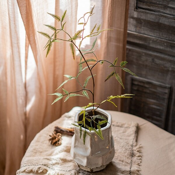 RusticReach Artificial Forked Fern Stem