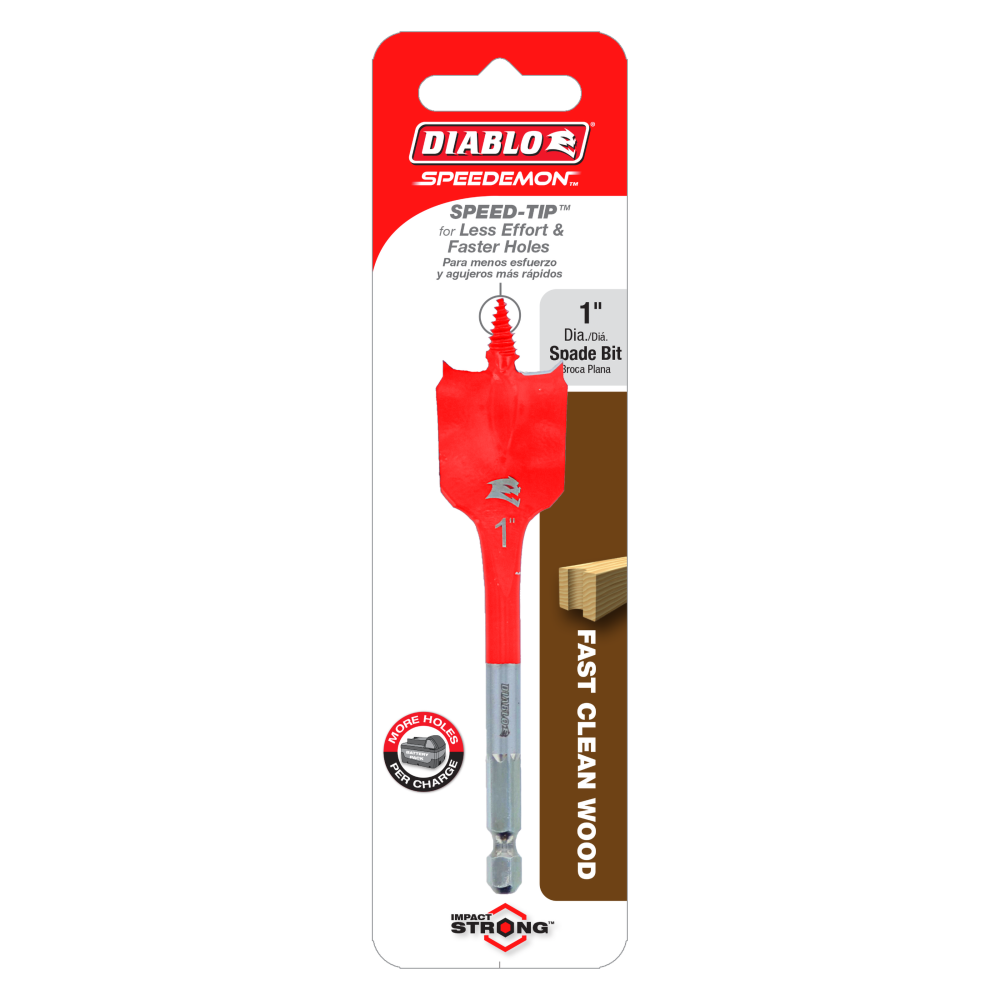 Diablo Tools 1 x 4 SPEEDemon Spade Bit