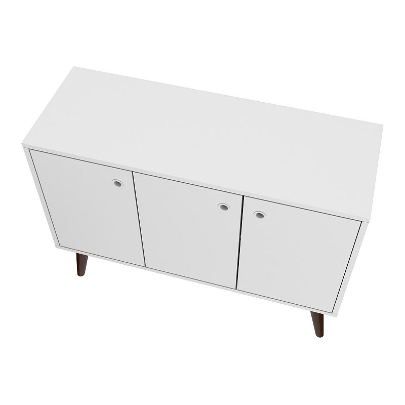 Manhattan Comfort Bromma 3-Shelf Sideboard