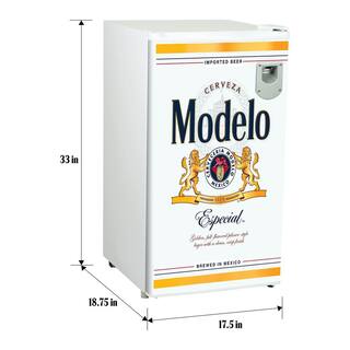 3.2 cu. ft. Mini Fridge in White without Freezer MOD90