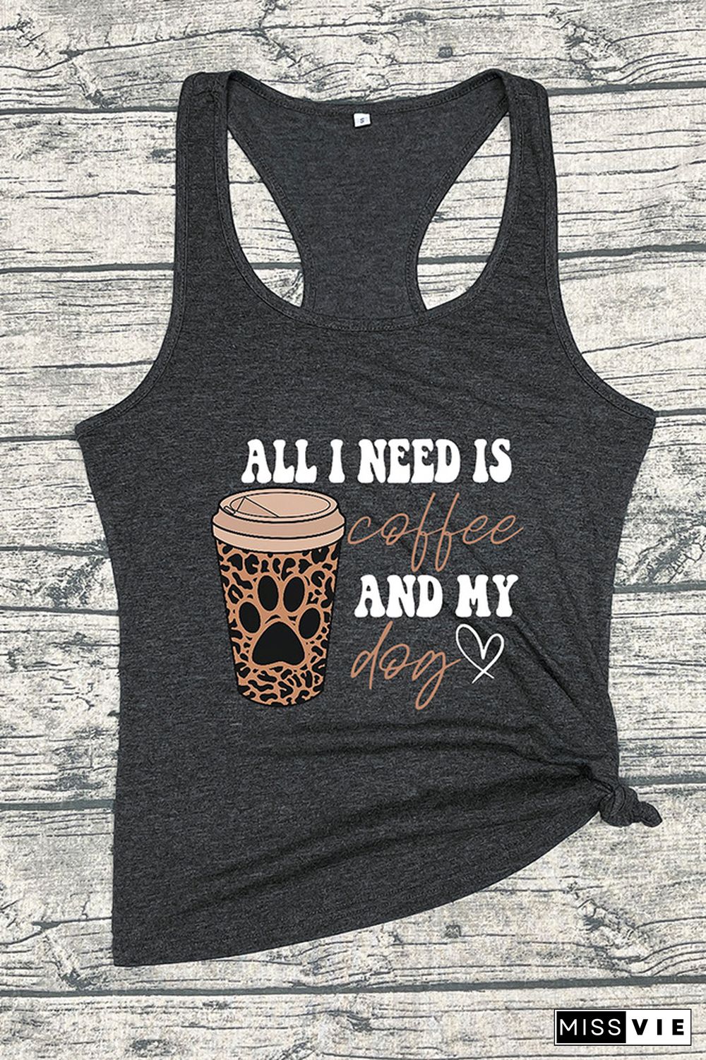 Coffee and my dog Tank Top