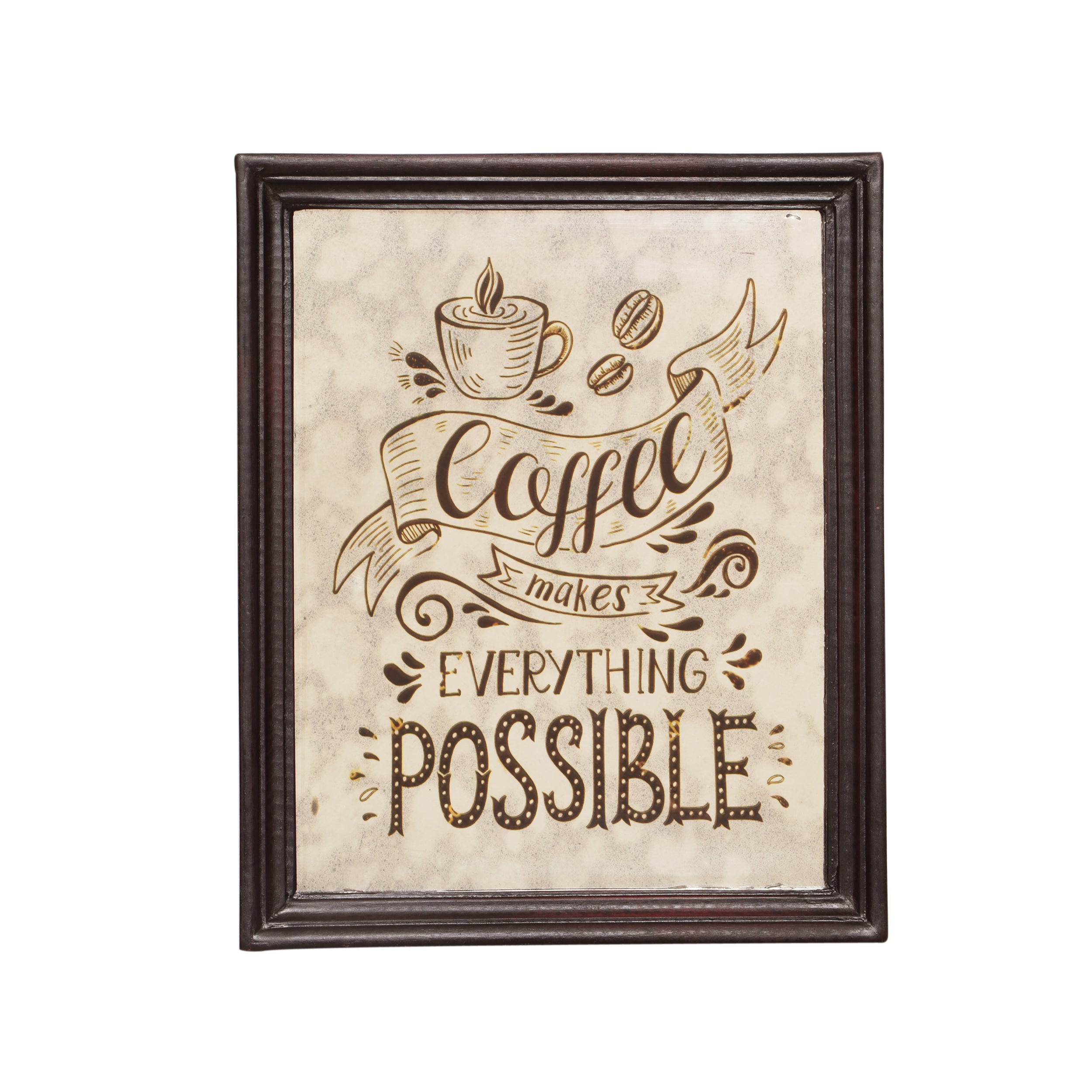 Maria Inspirational Coffee Wall Art