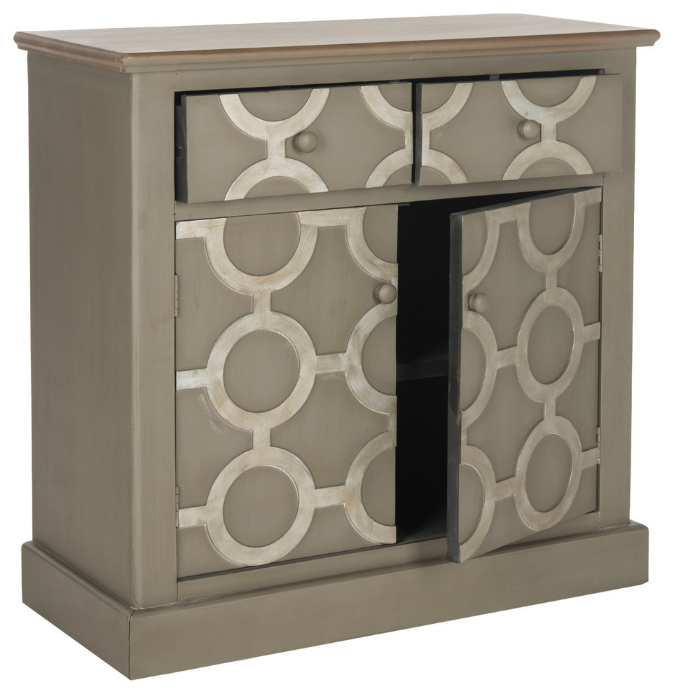 Safavieh Petula Chest  Grey   Transitional   Accent Chests And Cabinets   by Safavieh  Houzz