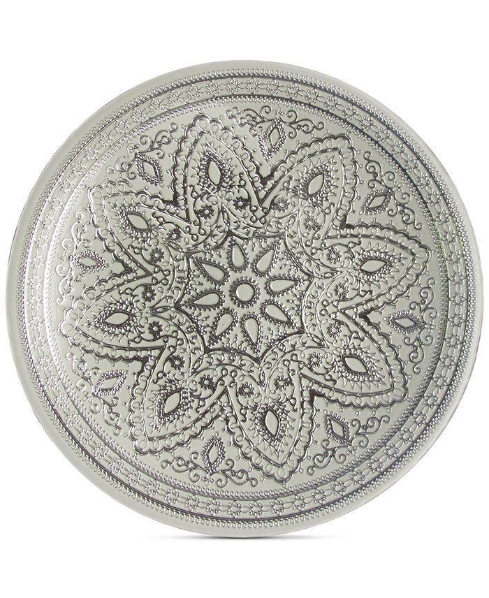 American Atelier Jay Import Divine Silver Charger Plate