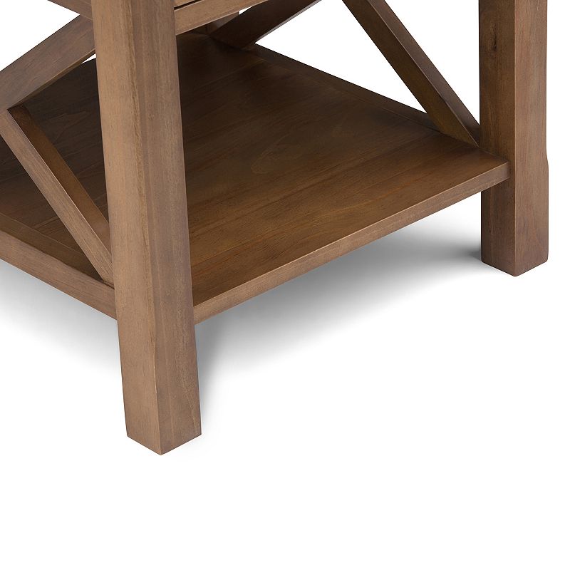 Simpli Home Kitchener 1-Drawer End Table