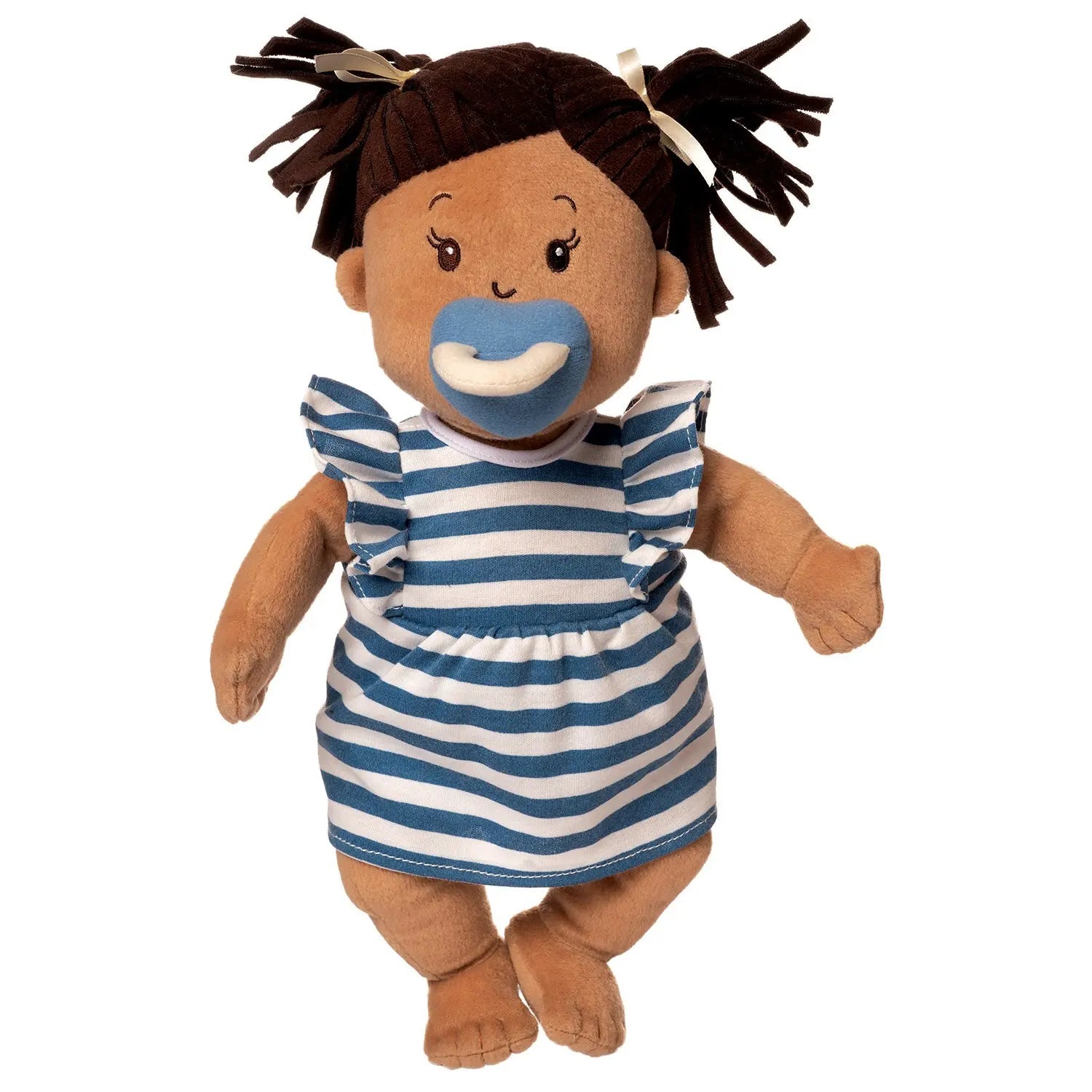 Baby Stella Doll - Beige Doll with Black Pigtails by Manhattan Toy