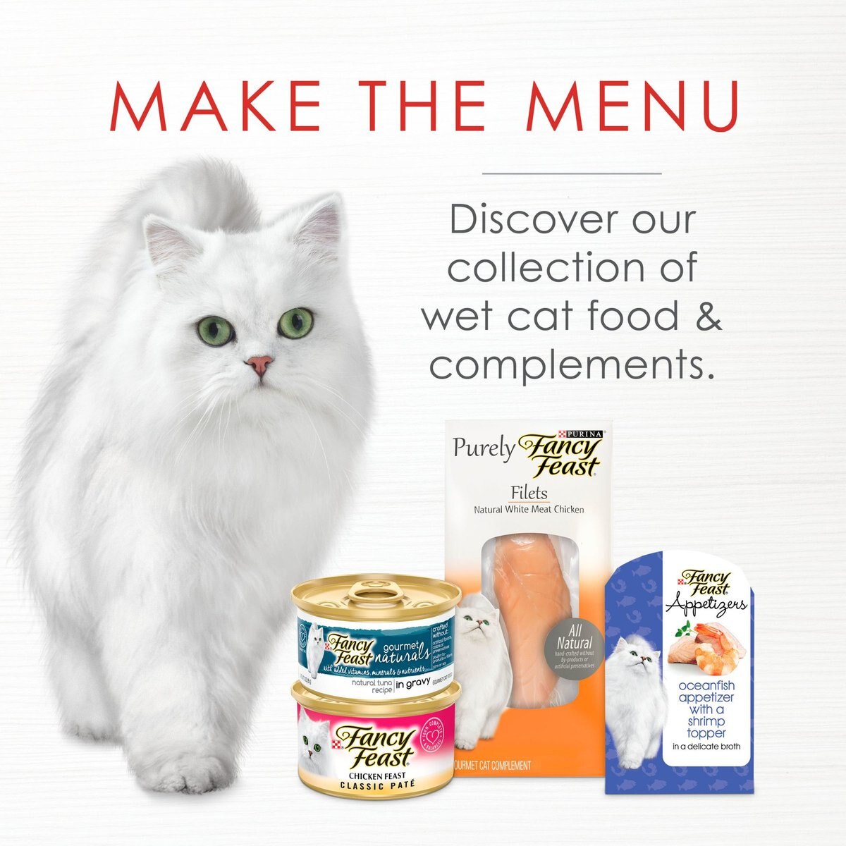 Fancy Feast Classic Broths with Tuna， Anchovies and Whitefish Supplemental Cat Food Pouches