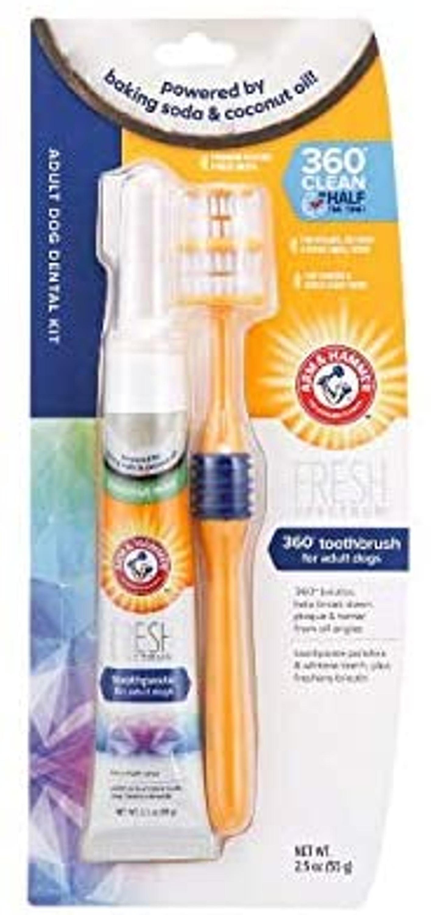 Arm and Hammer Fresh Spectrum Coconut Dental Kit For Dogs