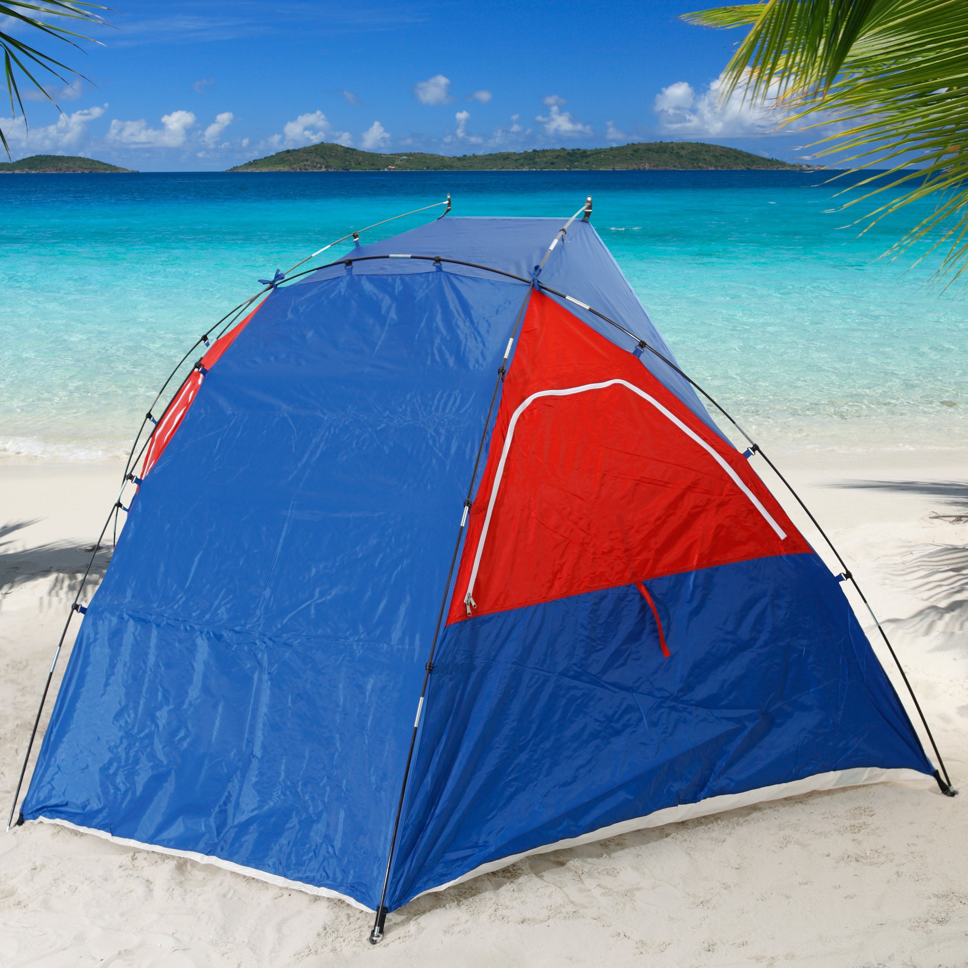 Rio Brands Bh201-88 Beach Shelter Canopy Blue