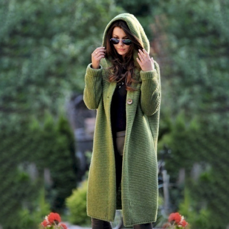 Women Solid Winter Cardigan