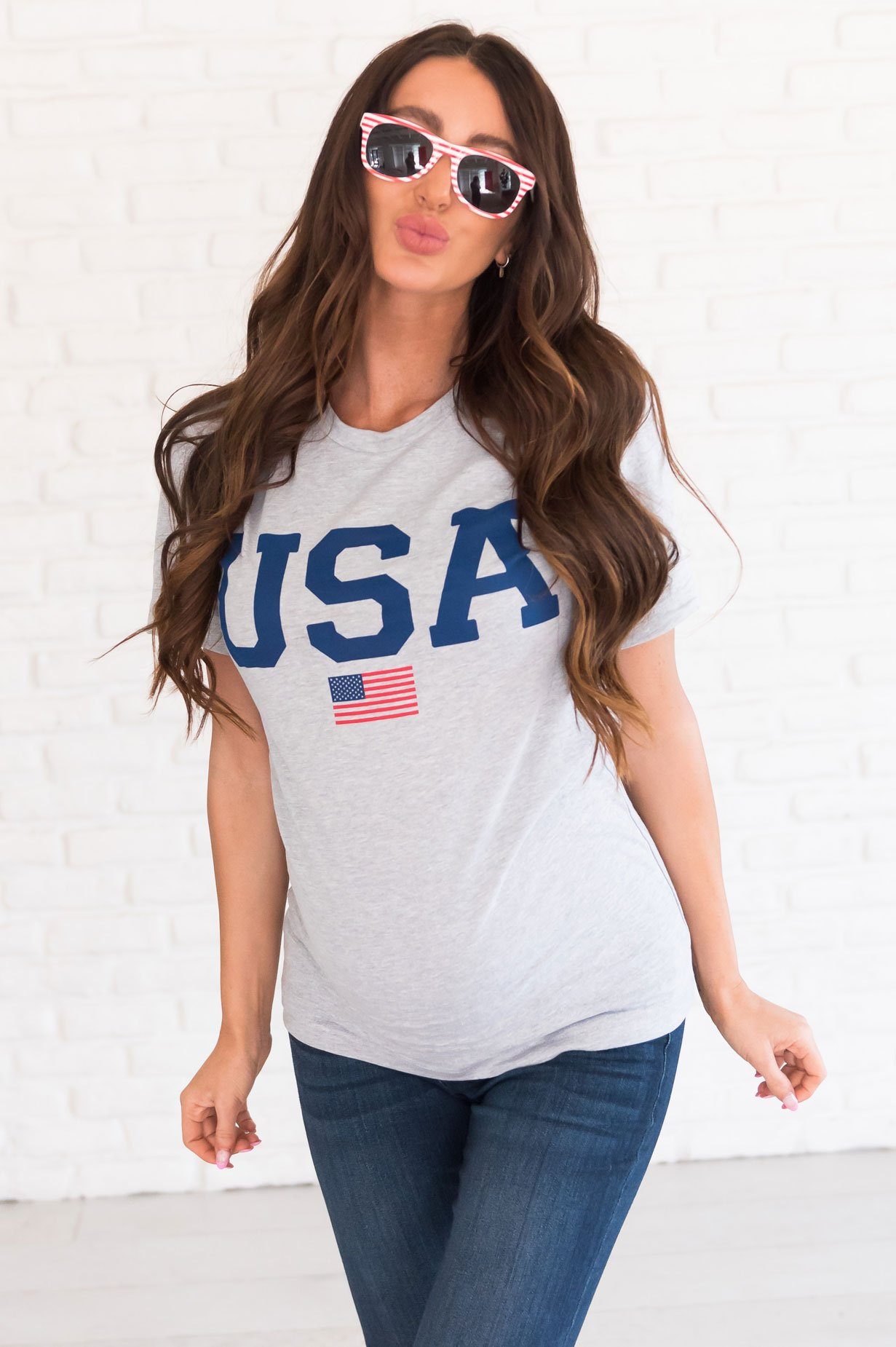 USA Modest Graphic Tee