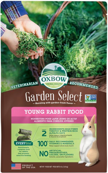 Oxbow Garden Select Young Rabbit Food， 4-lb bag