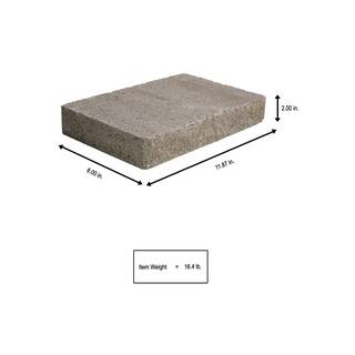 Pavestone 2 in. H x 11.87 in. W x 8 in. L Savannah Concrete Retaining Wall Cap (120-Piece118.8 sq. ft.Pallet) 81427