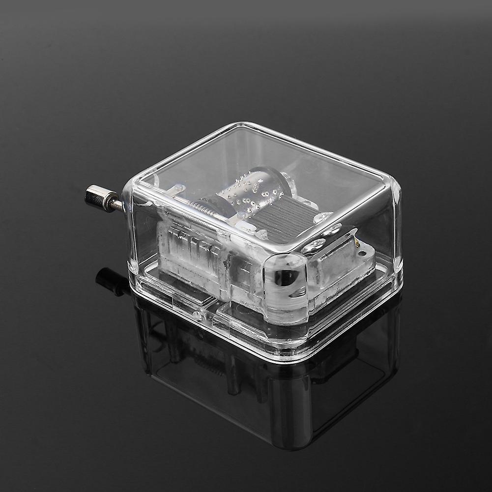 Mini Exquisite Hand Crank Musical Box Fashion 18 Notes Movement Music Box Gifts For Children