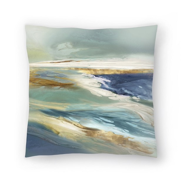 Americanflat Coastal Beach Home Decor Throw Pillow By Pi Creative Art