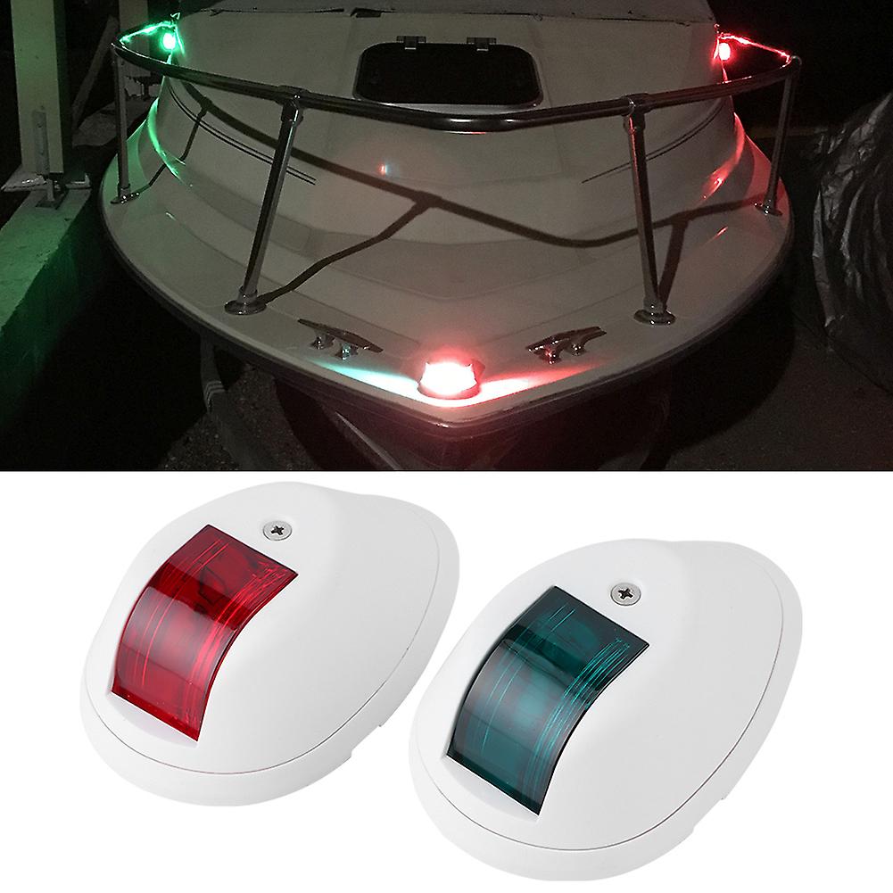 Dc12v-24v 3w Led Navigation Light Signal Lamp Ip66 Waterproof For Marine Boat Yachtwhite