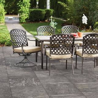 Corso Italia Alpe Gray 24 in. x 48 in. x 0.75 in. Porcelain Paver 610010004651