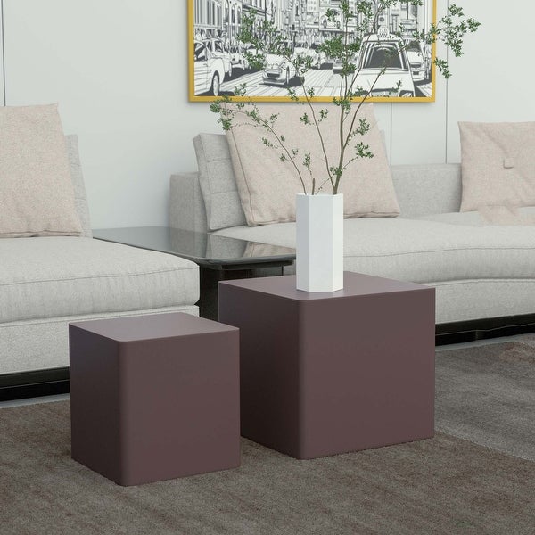 Square Side Table/Coffee Table/End table Set of 2