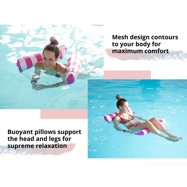 Toynk Inflatable Swimming Pool Pvc Float Lounge Pink