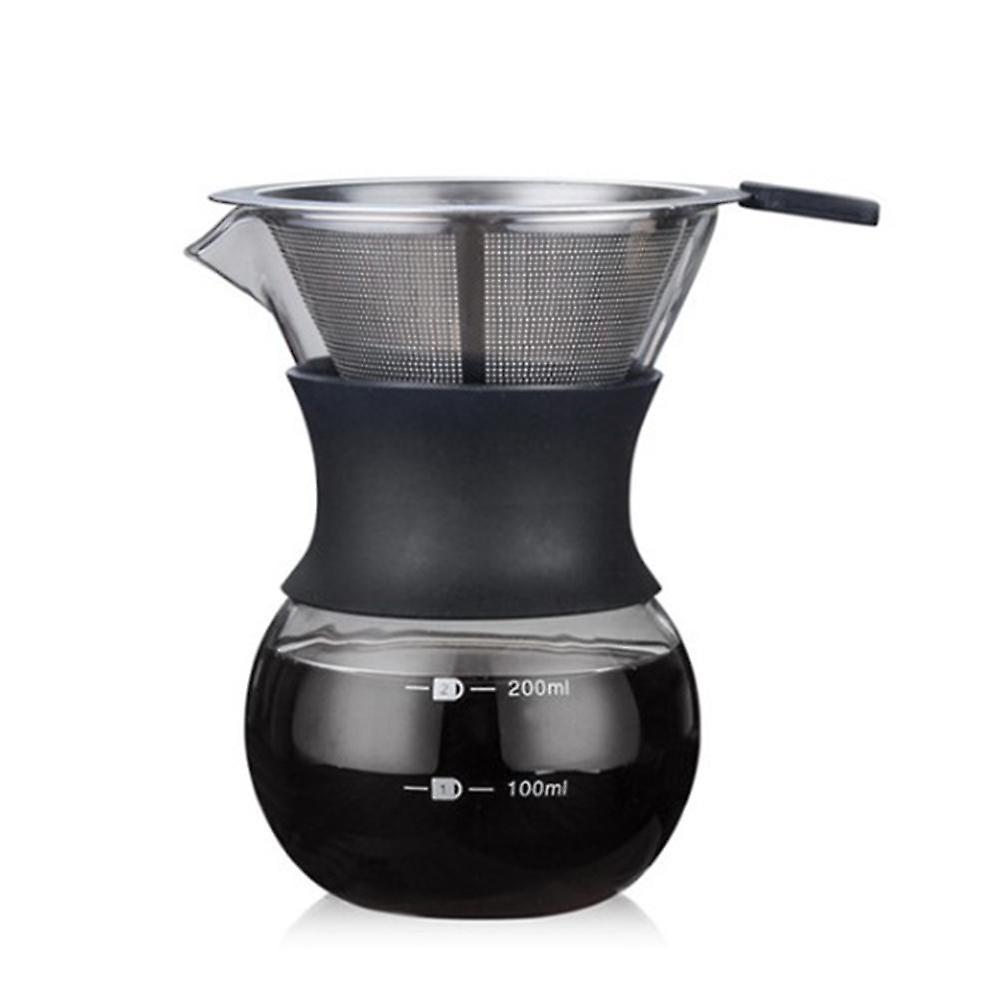 One-piece coffee drip pot