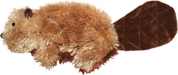 KONG Plush Beaver Dog Toy