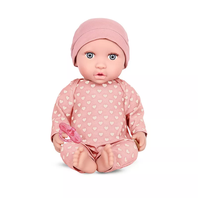 Babi LullaBaby 14-in. Baby Doll with Pink Pajamas and Accessories