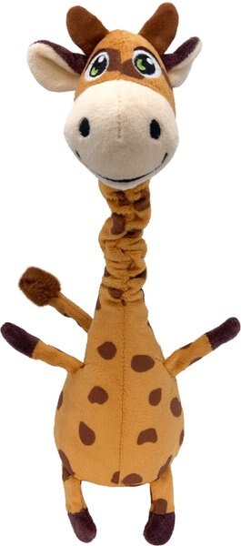 KONG Shakers Bobz Giraffe Dog Toy， Brown， Medium