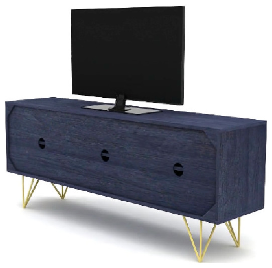 Solid Mango TV Cabinet  Tikamoon Liv   Contemporary   Entertainment Centers And Tv Stands   by Oroa   Distinctive Furniture  Houzz