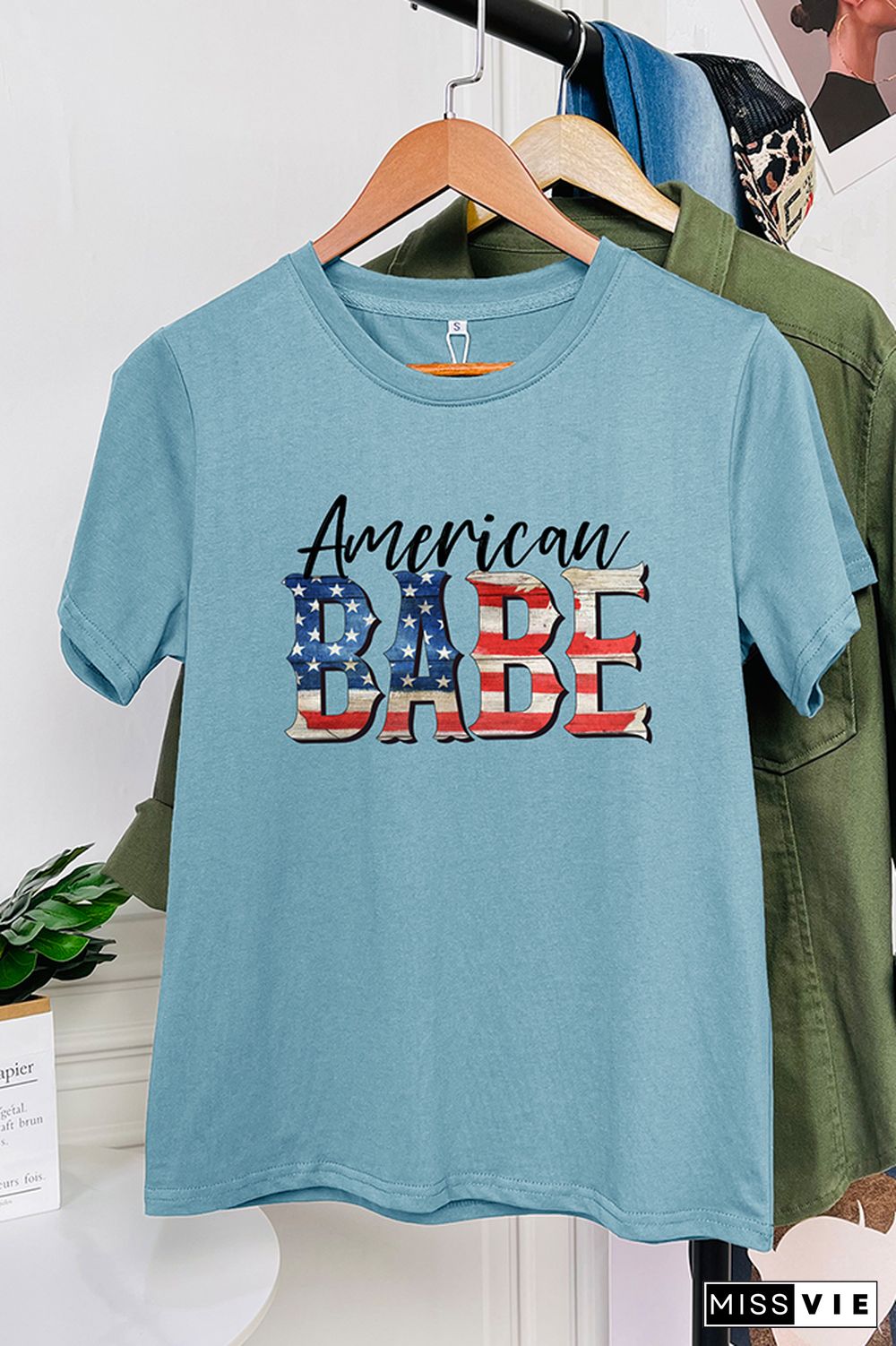 American Babe Graphic Tee Wholesale