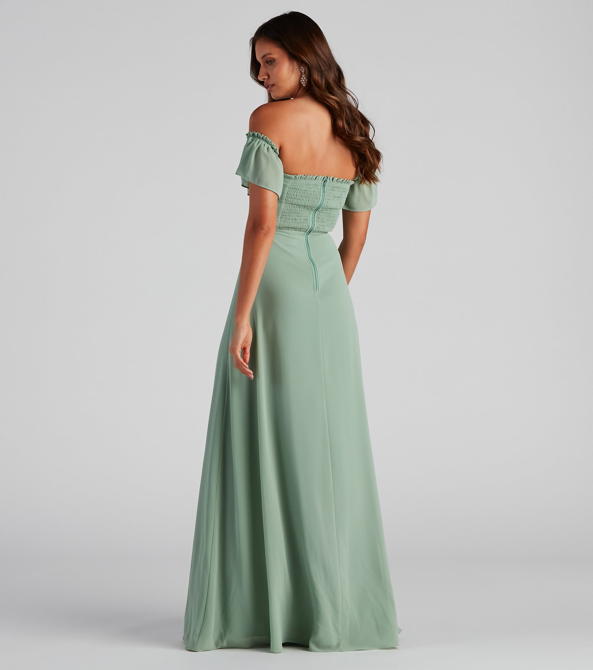 Izzy Formal Off The Shoulder Dress