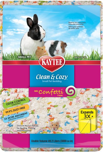 Kaytee Clean and Cozy Confetti Small Pet Bedding