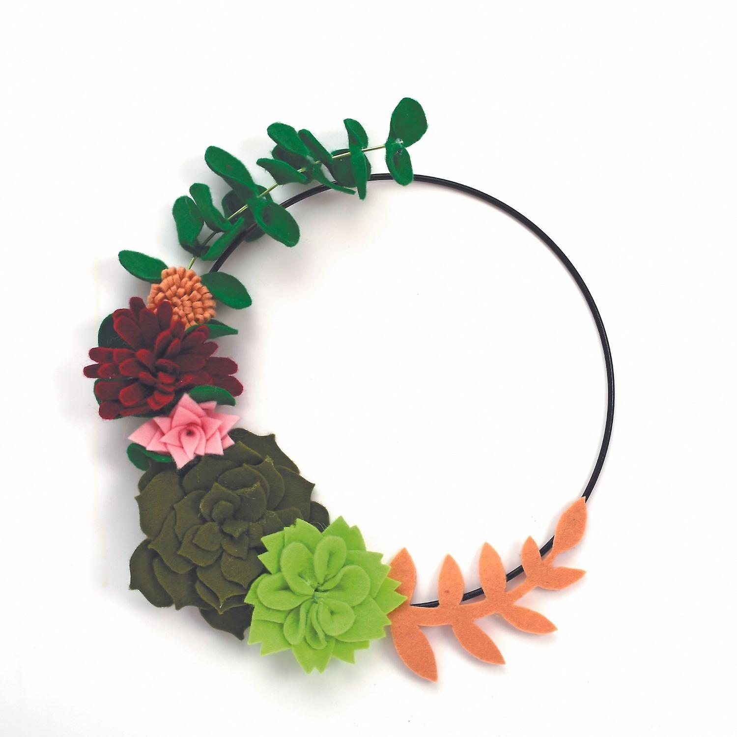 Gift set Succulent wreath