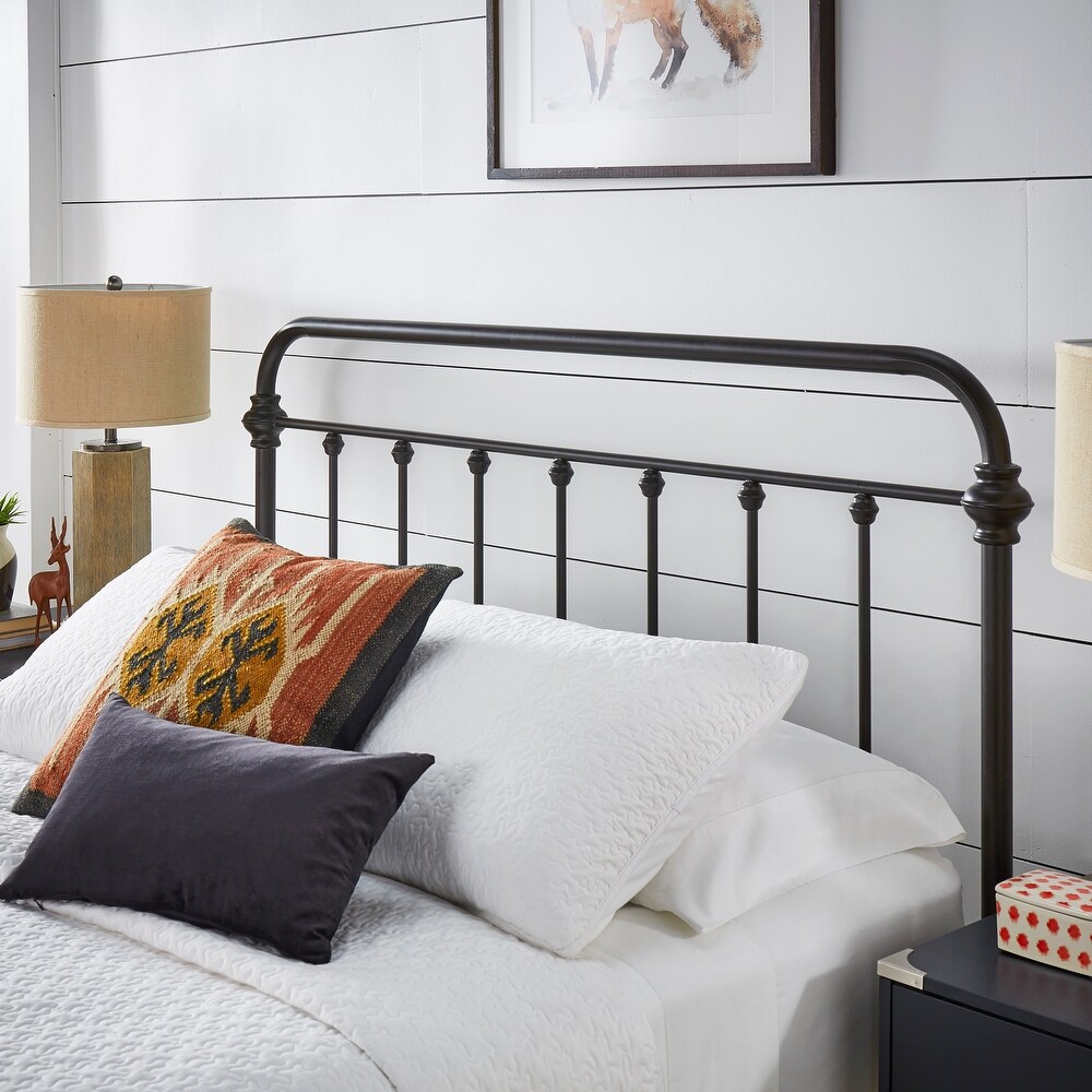 Giselle Antique Dark Bronze Iron Metal Bed by iNSPIRE Q Classic