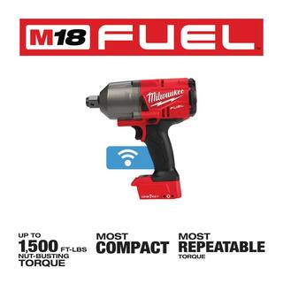 MW M18 FUEL 18V 12 in. Lithium-Ion Brushless Impact Wrench  ONE-KEY 34 in. Impact Wrench with (2) 6.0Ah Batteries 2767-20-2864-20-48-11-1862