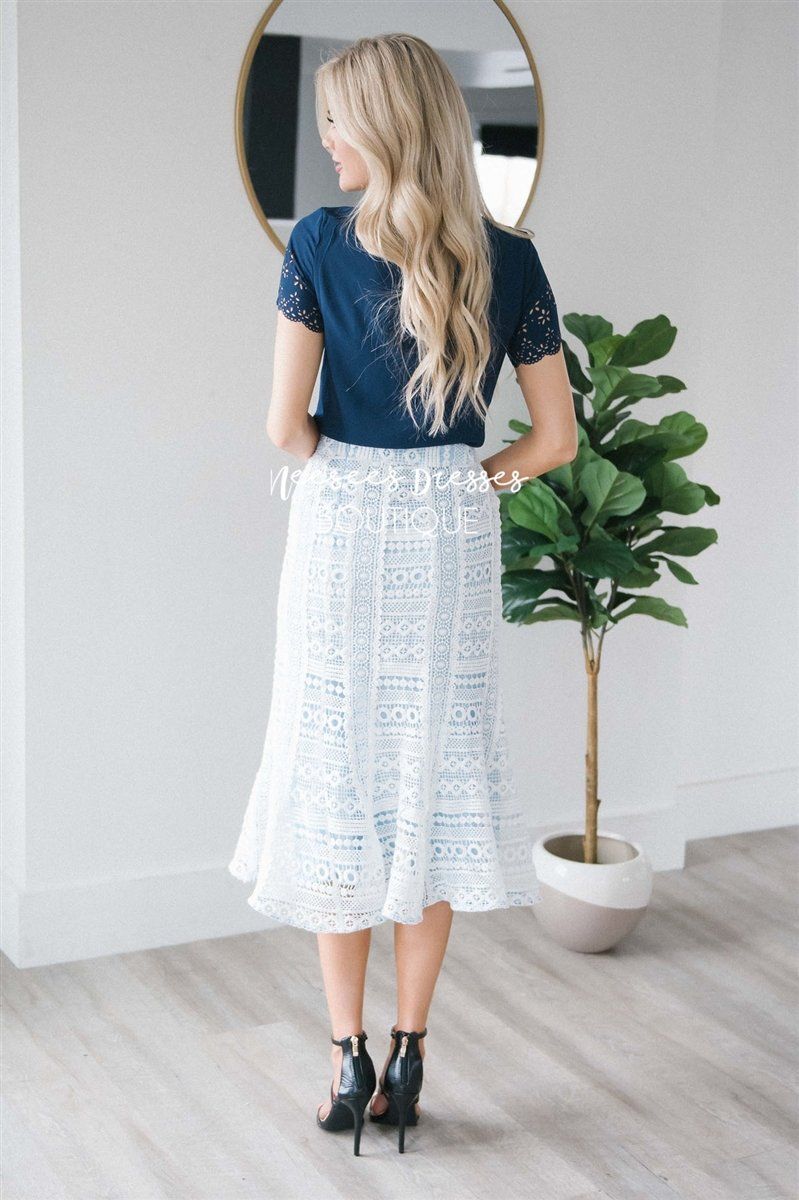 Graceful Mermaid Lace Skirt