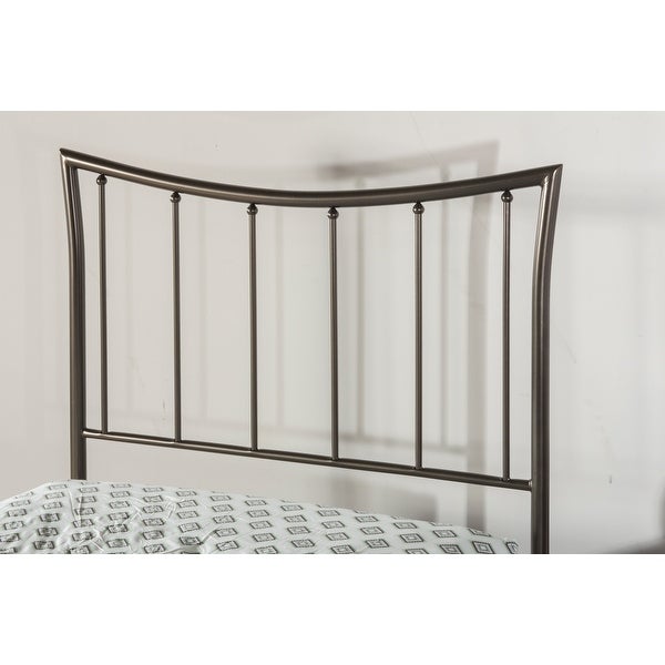 Hillsdale Edgewood Metal Headboard， Magnesium Pewter - - 20254793