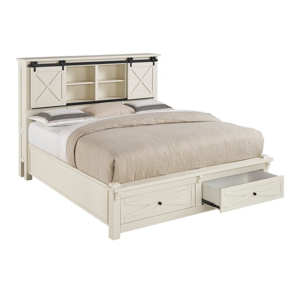 Simply Solid Shanna Solid Wood 4-piece Storage Bedroom Collection - - 29141199