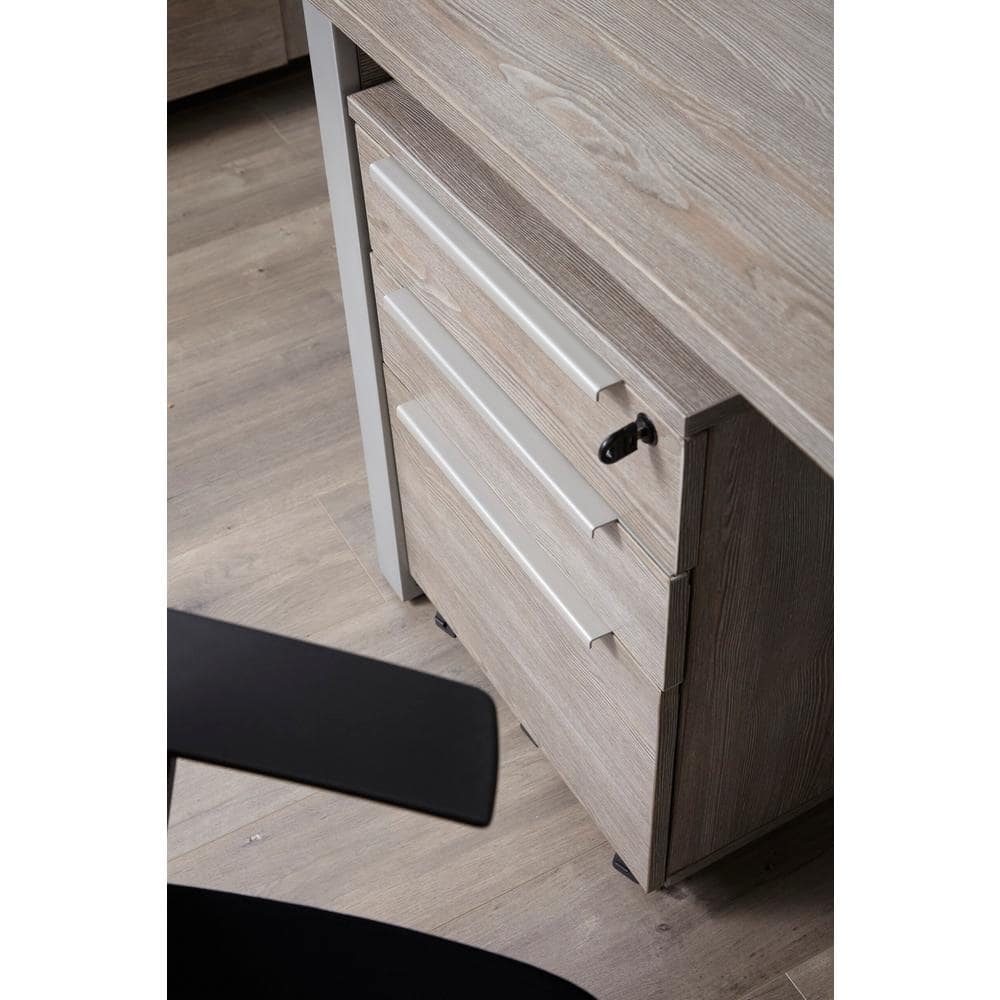 Nyhus Oslo 3-Drawer Grey Mobile Vertical Filing Cabinet HD-44334000126