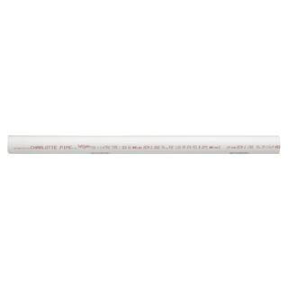 Charlotte Pipe 1-14 in. x 2 ft. PVC DWV Sch. 40 Pipe PVC 07100  0200