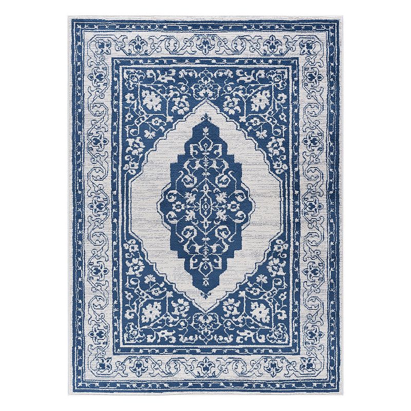 KHL Rugs Kerr Traditional Framed Floral Rug