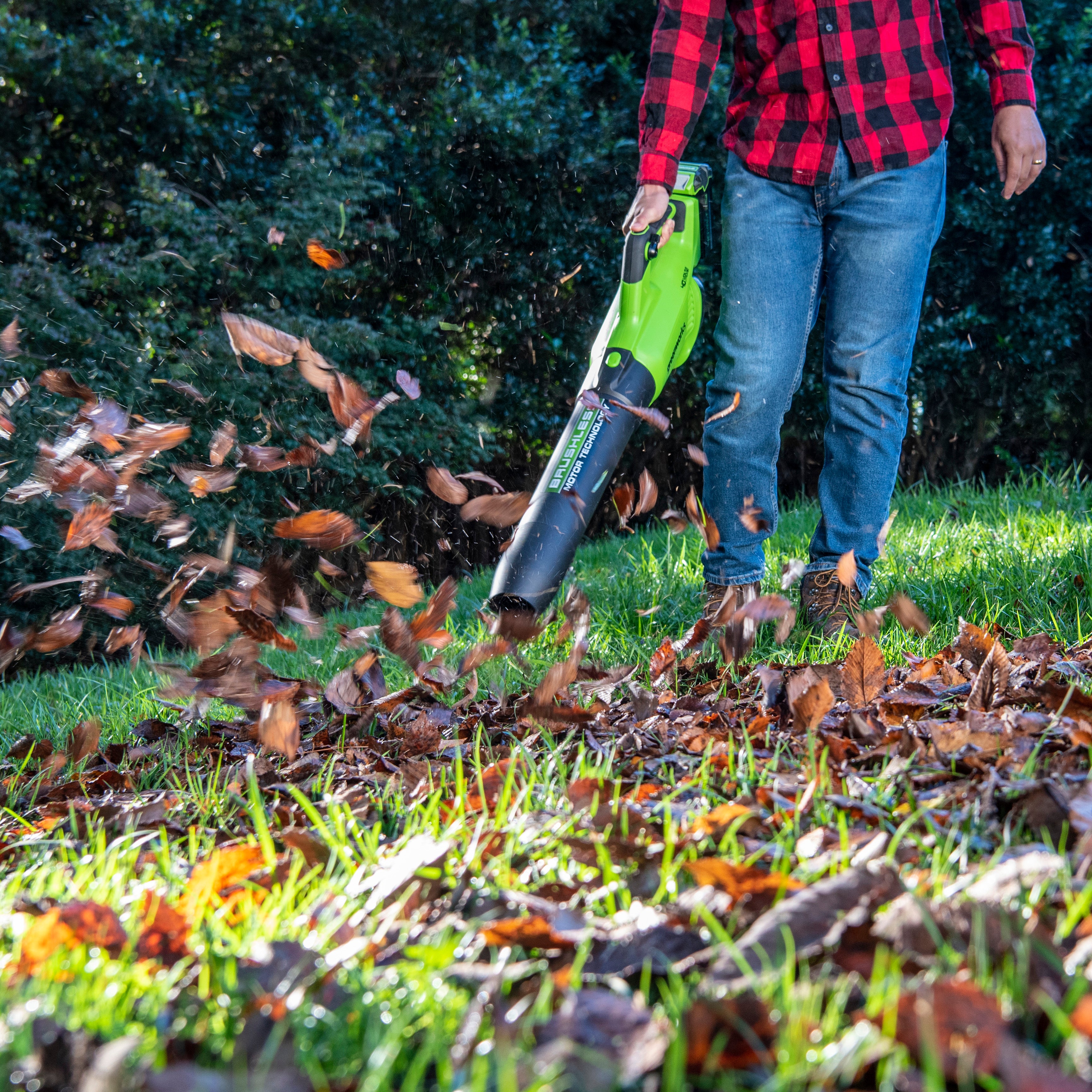 40V 550 CFM Brushless Leaf Blower  Battery | Greenworks Tools