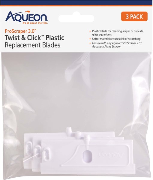 Aqueon ProScraper 3.0 Twist and Click Plastic Replacement Blades