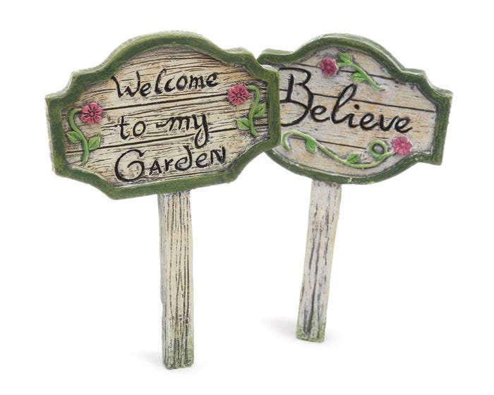 Assorted Woodland Knoll Collection Garden Signs MG142