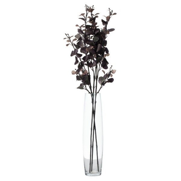 Vickerman 32 Artificial Purple Eucalyptus Leaf Spray，Set of 3