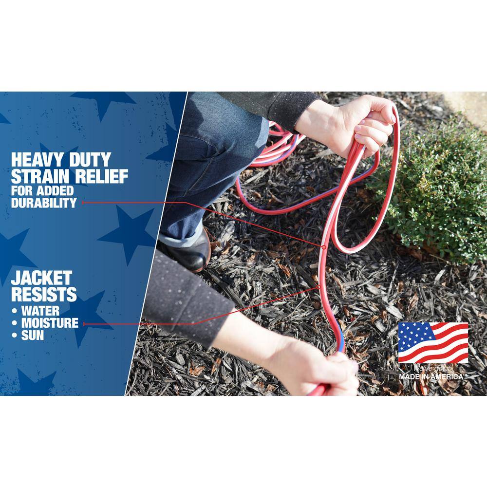 Southwire 75 ft. 123 SJTW Outdoor Heavy-Duty Extension Cord with Power Light Plug 65301USA01