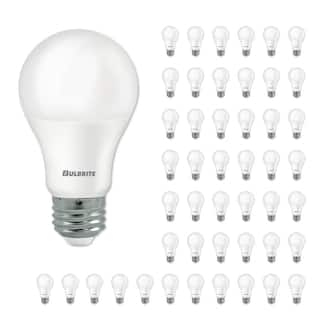 Bulbrite 60-Watt Equivalent A19 Medium Screw LED Light Bulb Soft White Light 3000K 48-Pack 861721