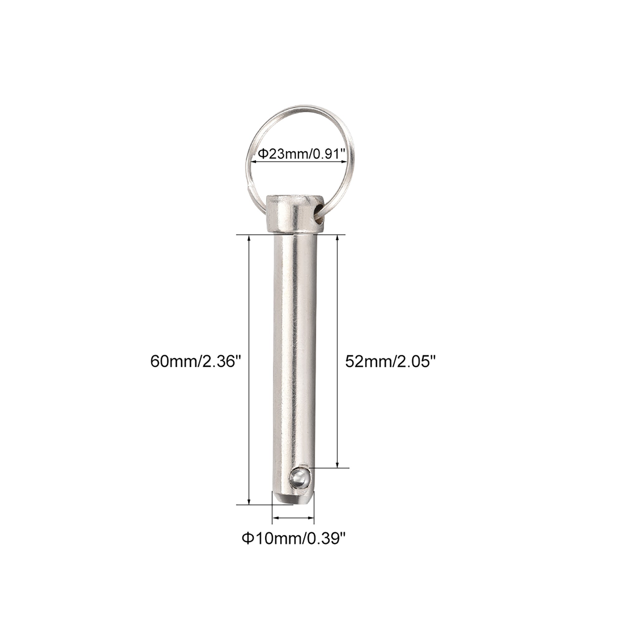 Quick Release Pins 10mmX60mm Marine Hardware for Boat Bimini Top Deck Hinge